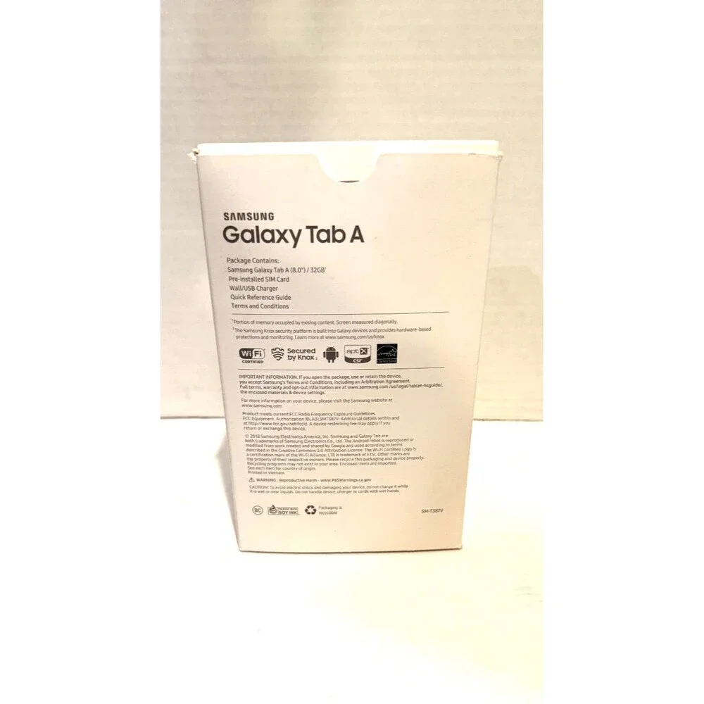 Samsung Galaxy Tab A SM-P200 32 GB, Wi-Fi, 8 in - Black -NEW-(SEE PHOTOS)